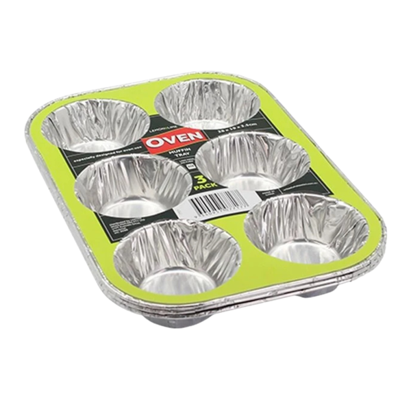 Lemon&Lime Foil Muffin Tray 3 Pack