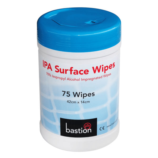 Bastion IPA Surface Wipes 42x14cm 75/Cannister