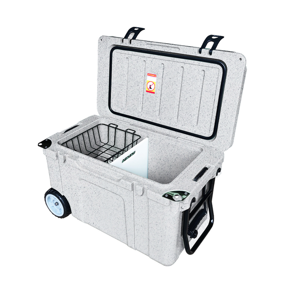 Signature Premium Ice Box 55L White with Wheels