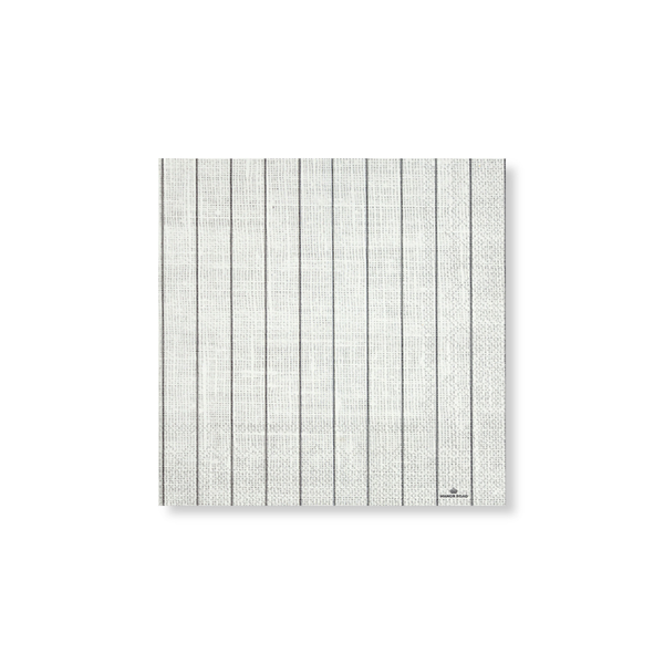Manor Road Linen Pinstripe Napkins Cocktail 20 pack