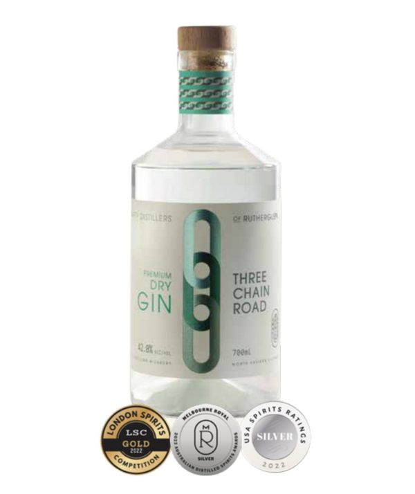 Three Chain Road Premium Dry Gin 700ml