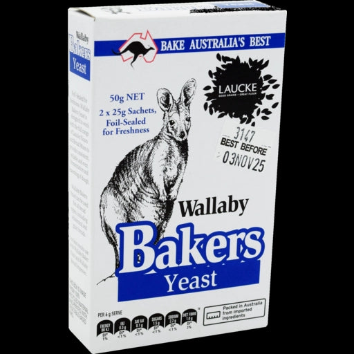 Laucke Wallaby Bakers Yeast 50g
