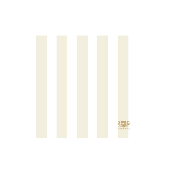 Byron & Yorke Beige Stripe Cocktail Napkin