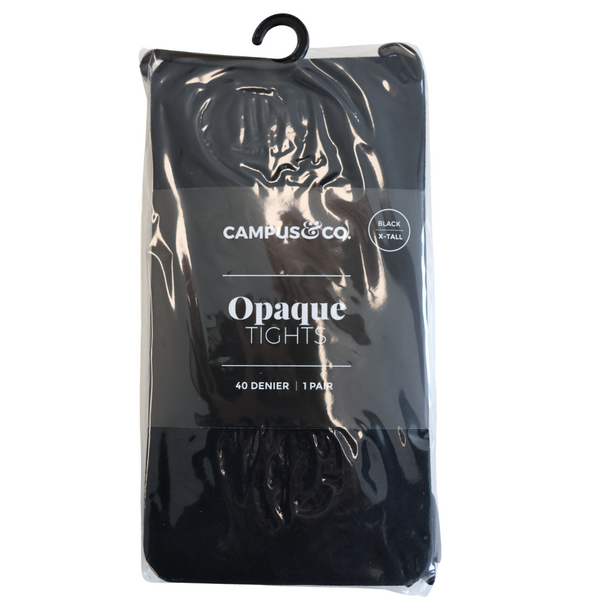 Campus&Co. Microfibre Tights Opaque Black XTall