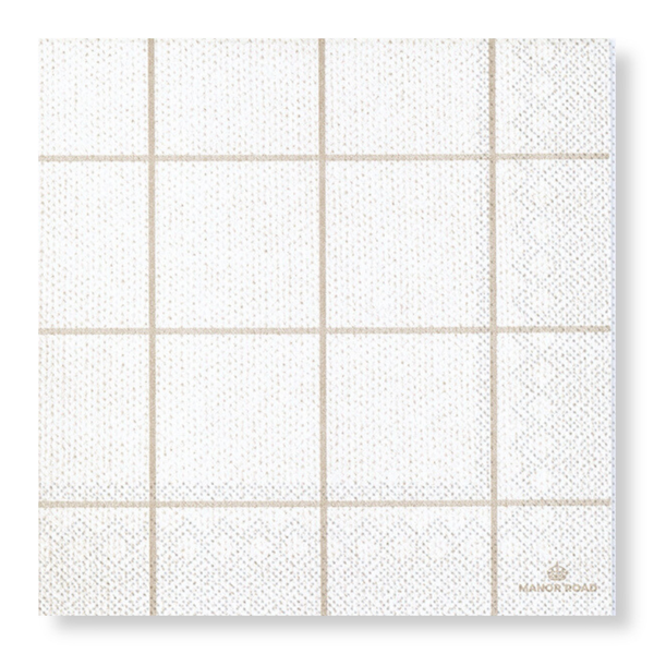 Manor Road Woodland Weave Napkins Dinner 20 pack