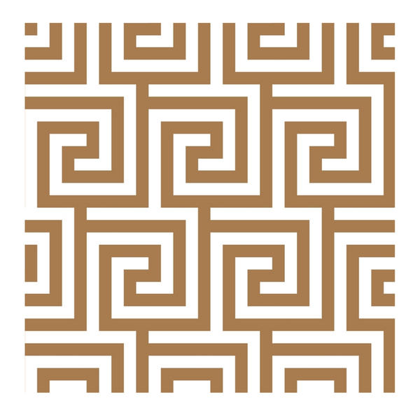 Byron & Yorke Gold Grecian Dinner Napkin