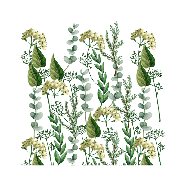 Byron & Yorke Botanical White Luncheon Napkin