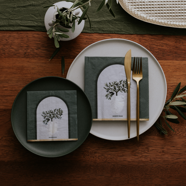 Manor Road Tuscany Napkins Cocktail 20 pack