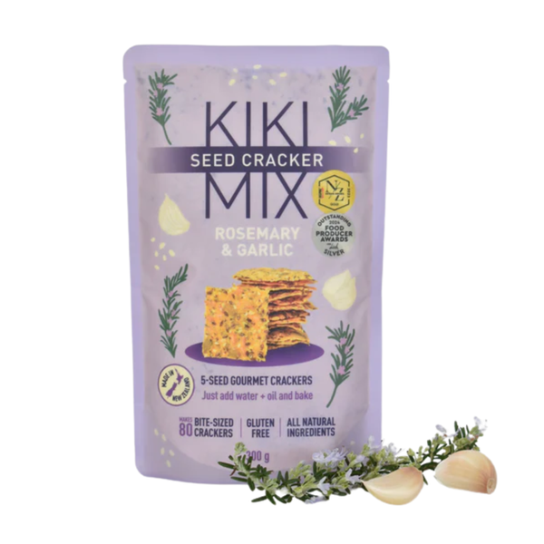 Kiki Seed Cracker Mix Rosemary & Garlic 300g