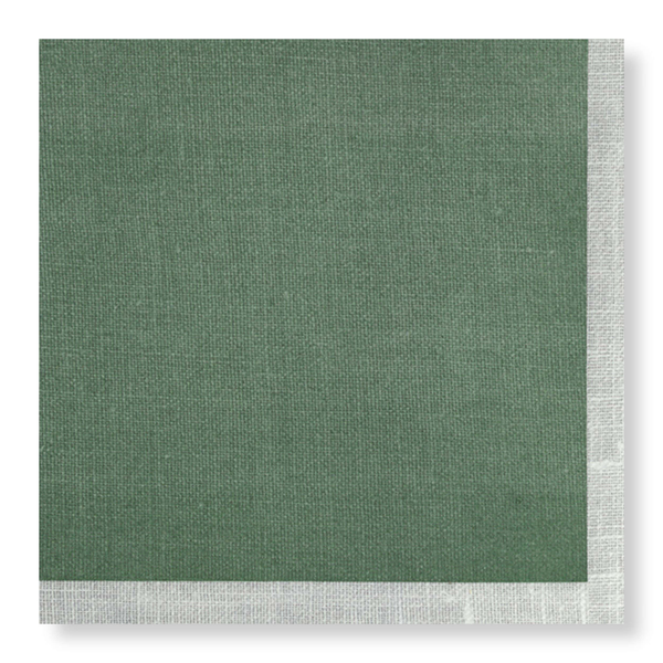 Manor Road Linen Green Napkins Dinner 20 pack