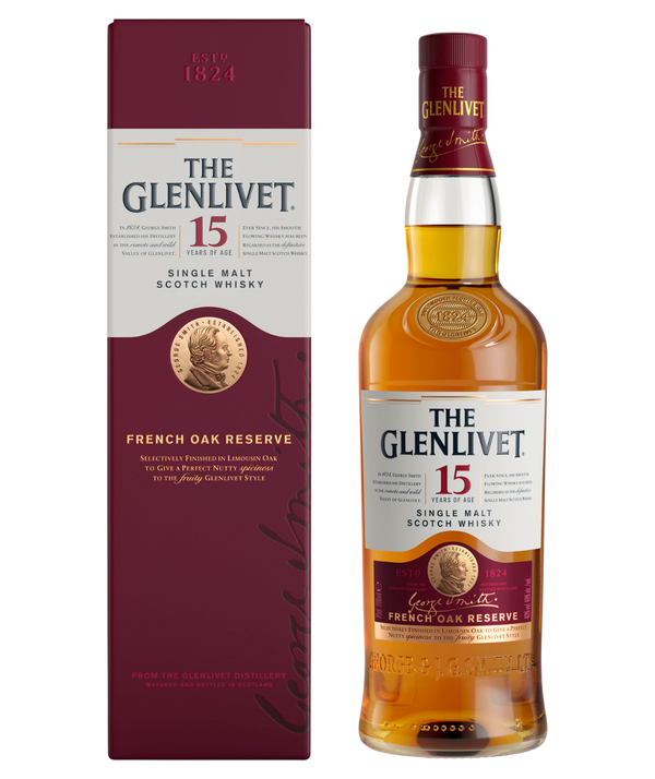 Glenlivet 15YO French Oak Single Malt Scotch Whisky 700ml
