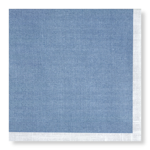 Manor Road Linen Blue Napkins Dinner 20 pack