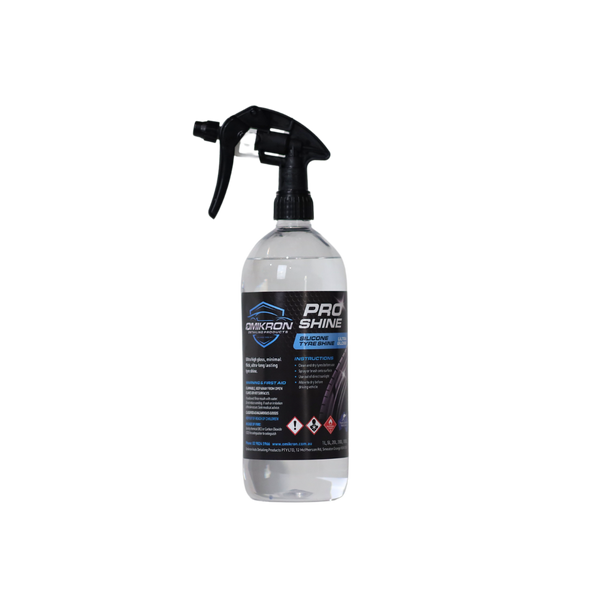 Omikron Pro Shine Silicone Tyre Shine 1L with Black Trigger