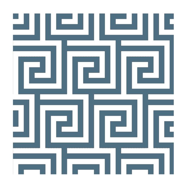 Byron & Yorke Aegean Grecian Key Dinner Napkin