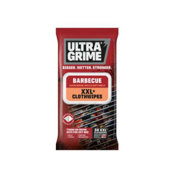 Ultragrime Barbecue Wipes 30 Pack     