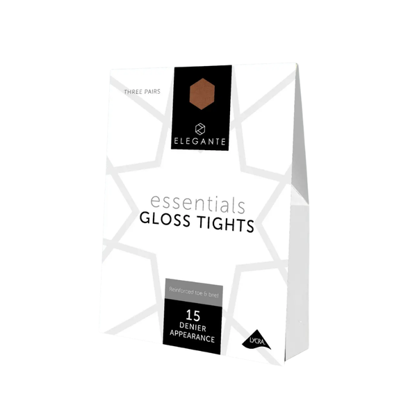 Elegante Essentials Gloss Illusion Large 15 Denier 3 Pack
