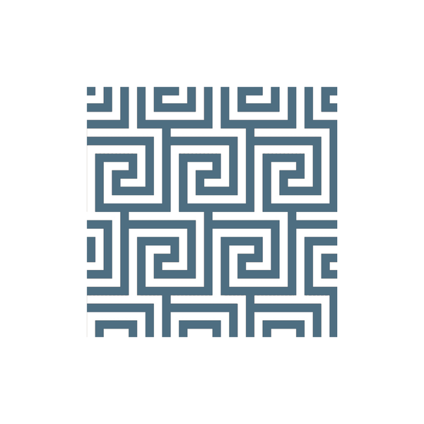 Byron & Yorke Aegean Grecian Key Cocktail Napkin