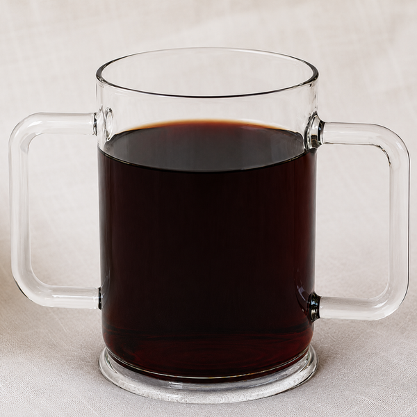 Glass Double Handle Cup 950ml