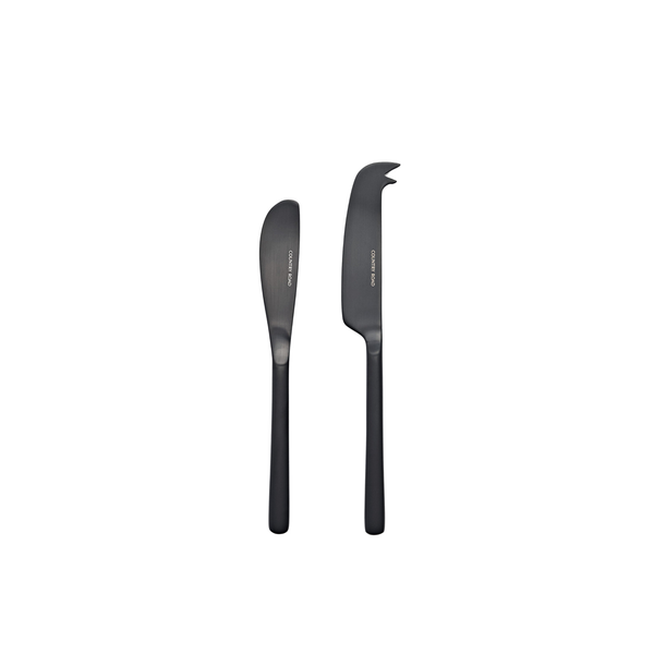 Nolan Cheese Knife Black Set Of 2