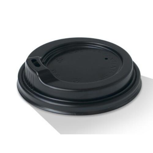 Coffee Cup Lid Black 8oz Cup 50/sleeve to suit custom printed cup 02120