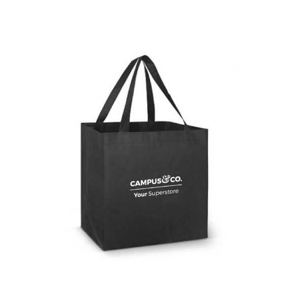 Campus&Co Reusable Bag 33W x 22D x 35H Black 5 Pack