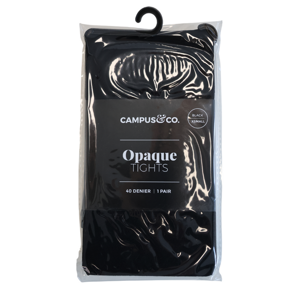Campus&Co. Microfibre Tights Opaque Black XSmall