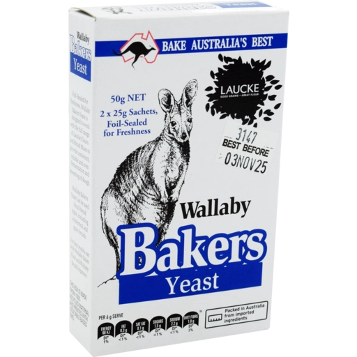 Laucke Wallaby Bakers Yeast 50g