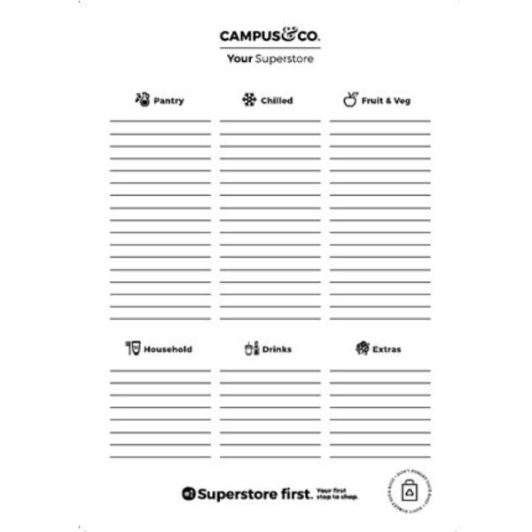 Campus&Co. Pads A5 with Magnet 5 Pack