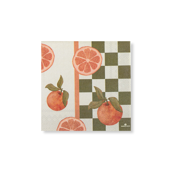 Manor Road Mimosa Napkins Cocktail 20 pack